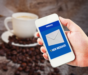 Use smartphone for send Email