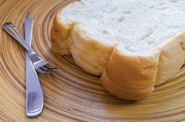 Slice of white bread