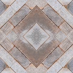 Gray brick wall texture background.