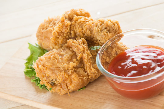 fried crispy chicken