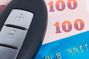 Obraz premium Credit card security concept.