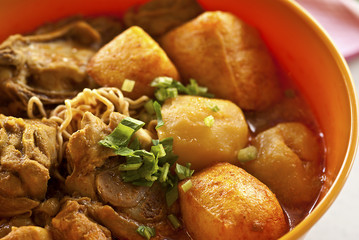 Spicy Chicken Curry Noodles
