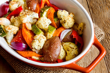 oven baked vegetable