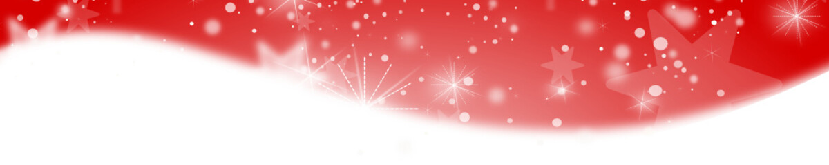 Winter Landschaft Banner Rot