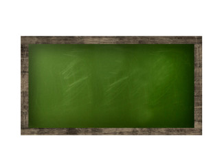 Blackboard isolated on white