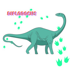 Cartoon dinosaur vector illustration
