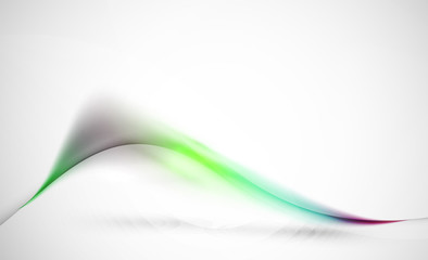 Wave abstract background. Business hi-tech presentation template