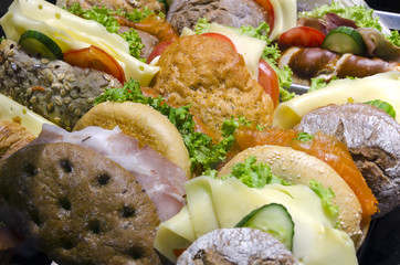 many varieties of sandwiches stuffed Featured