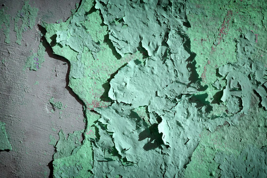 cracked and peeling paint background with texture