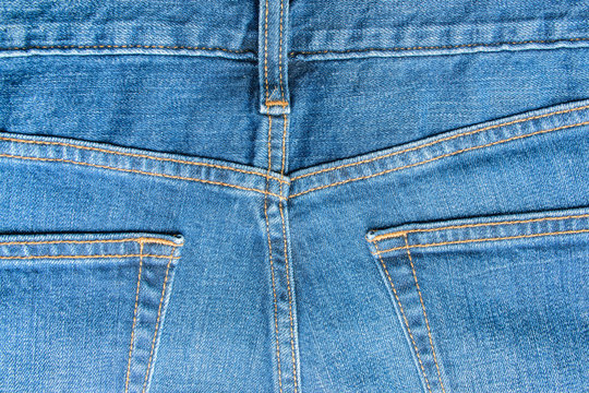 texture of jeans and stitch