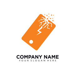 phone repair shop icon logo