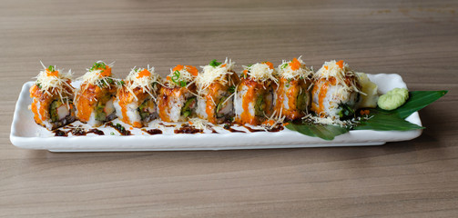 sushi roll maki - japanese food