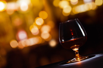 Snifter with brandy