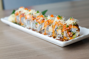 sushi roll maki - japanese food © kamui29