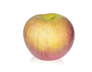 Red ripe apple on isolate white background