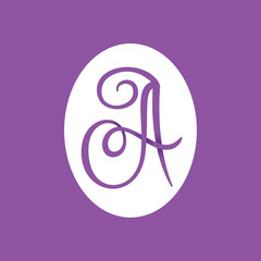 A letter line logo