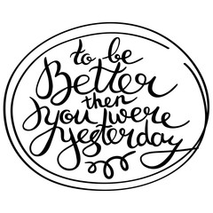 hand-lettered, handmade calligraphy, vector Isolated on white. Cards elements.