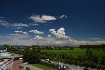 Foto raffigurante il cielo di metà luglio