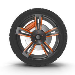 Obraz premium car whee17