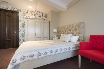 Modern bedroom interior