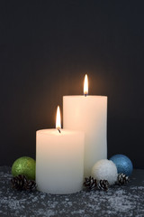 Kerzenlicht zum Advent