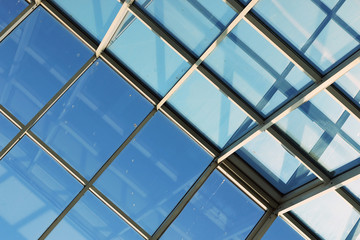 glass roof shopping center