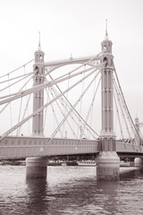 Albert Bridge; Chelsea; London
