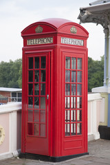 Red Telephone Box, Chelsea, London