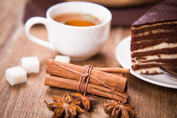 tea with cake