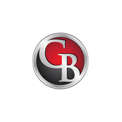 CB initial circle logo red