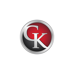 CK initial circle logo red
