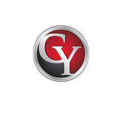 CY initial circle logo red