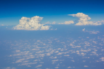 Fototapeta na wymiar sky over cloud layer