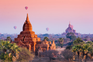 Bagan, Myanmar - obrazy, fototapety, plakaty