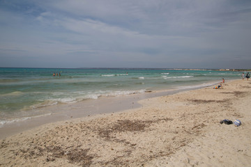 Fototapeta premium Es Trenc, Strand auf Mallorca, Spanien