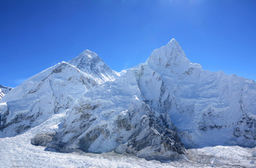 Trekking in the mountains in Nepal - Mount Everest, Kala Patthar. Nepal trekking and travel provide a suitable place for your never forgetting trekking expedition in Himalayas.