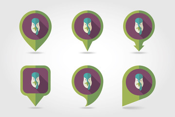 Turkey mapping pins icons