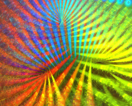 Fractal background of dirty beam