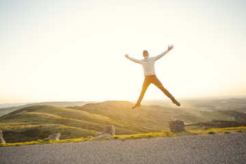 Man jumping