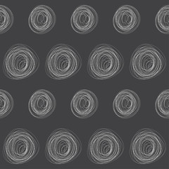 Doodle simple elements seamless pattern collection. Hand drawn isolated simple intricate elements