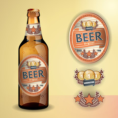realistic design for its bottle and label