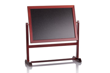 Obraz premium Board menu for announcements or for school. On a white background.