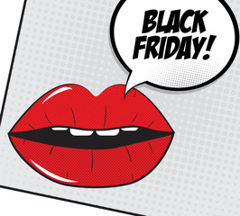 Black Friday Sale Vector Illustration