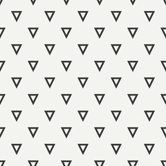 Geometric line monochrome abstract hipster seamless pattern with