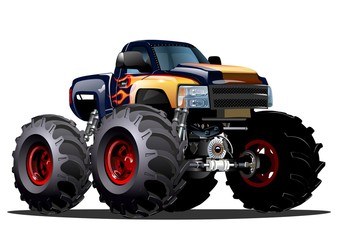 Cartoon Monster Truck © Mechanik