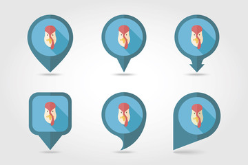 Turkey mapping pins icons
