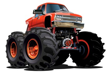 Cartoon Monster Truck © Mechanik