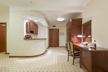 Interior of a hotel apartment