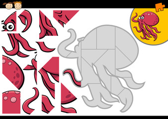 cartoon jigsaw puzzle game