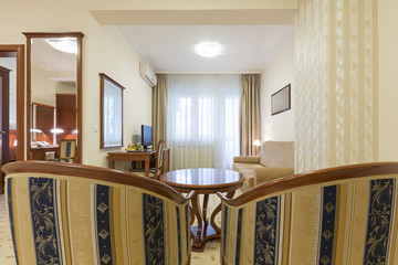 Interior of a classic styled living room